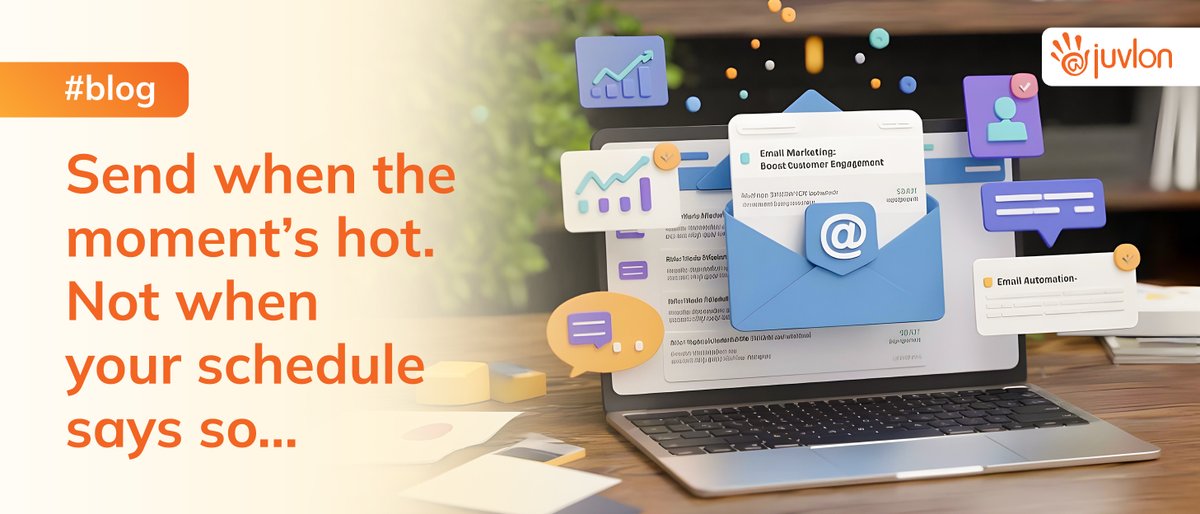 juvlon's tweet photo. The future of #EmailMarketing is REAL‑TIME 📅✨

AI-driven send-times, dynamic content &amp; personalized offers - engagement on autopilot.

That’s how #Juvlon does it — smart, instant &amp; customer-firs https://t.co/bBH1gnJNyo