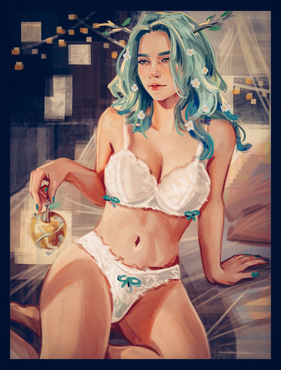 mercstiew's tweet image. Ceres Fauna
Everyone's favourite gaming Kirin
Continuing my personal challenge of drawing all HoloEN girls.
I think that's 8/20 now.
Next is probably IRyS.
Will need some help from Sanalites regarding what lingerie would be appropriate.
#FineFaunart
#hololiveEN
#hololive