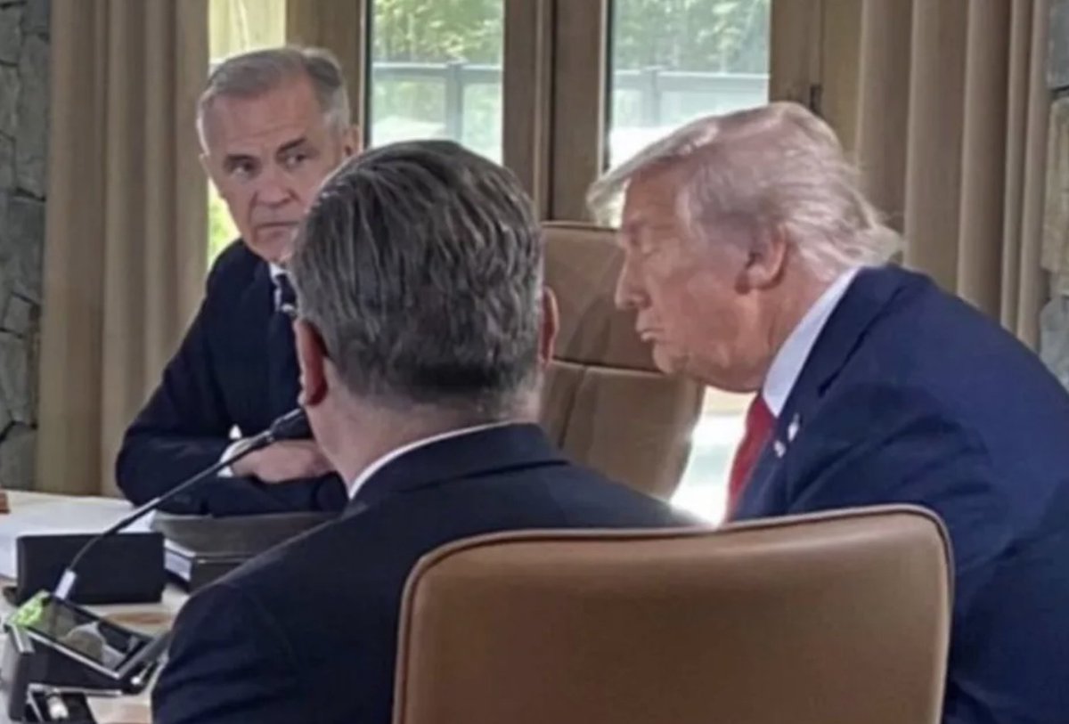 @RGBAtlantica (@rgbatlantica) on Twitter photo <a href="/MarkJCarney/">Mark Carney</a> Remember when he was falling asleep at the G7 meetings? How do we deal with someone so weak, feeble and irrational? <a href="/MarkJCarney/">Mark Carney</a> Remember when he was falling asleep at the G7 meetings? How do we deal with someone so weak, feeble and irrational?