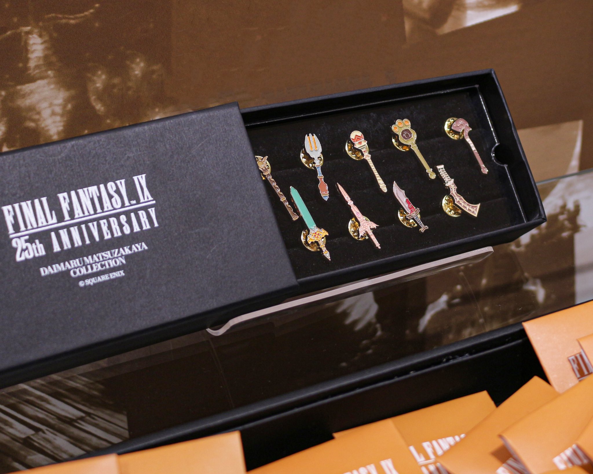 ファイナルファンタジー ジタン 缶バッジ FF9 DAIMARU MATSUZAKAYA COLLECTION ラグマット（CALTLA on X