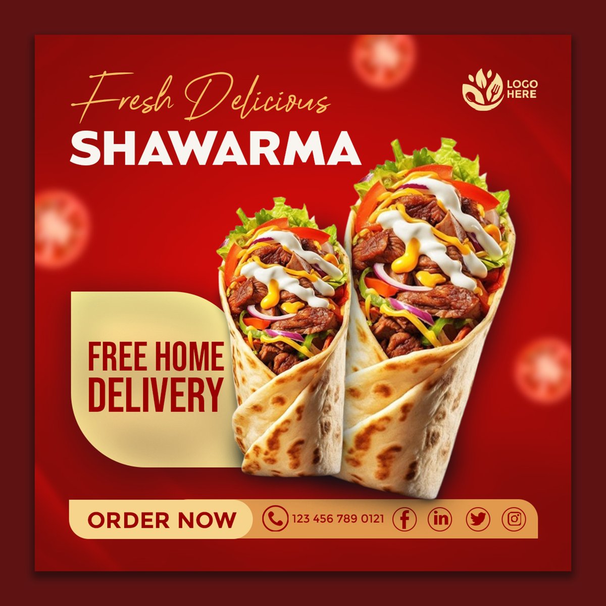 nammigrph98084's tweet photo. 📷 Spicy, juicy &amp; straight to the point – this shawarma design grabs attention and appetite!
#shawarmadesign #FoodPosterDesign #TastyVisuals #DeliciousDesign #shawarmalovers #foodbranding #ordernow https://t.co/8is4jADB9F