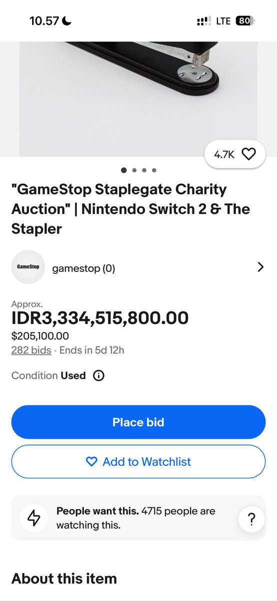 bandott_13's tweet image. 205k dollar for a fucking #Stapler
Send it 

3zmfJfaPB9pKM6FFjFghCwnwhN49pVWGzbKX2LoHzDTG