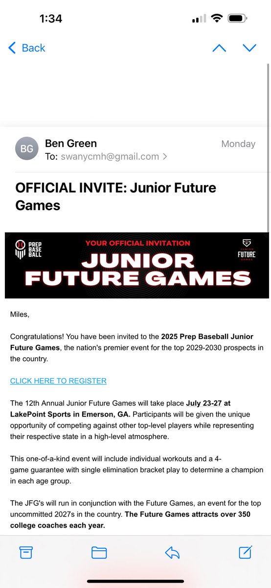 Blessed to be hand picked by @PBRTournaments to go to there Juniors future games representing Texas
