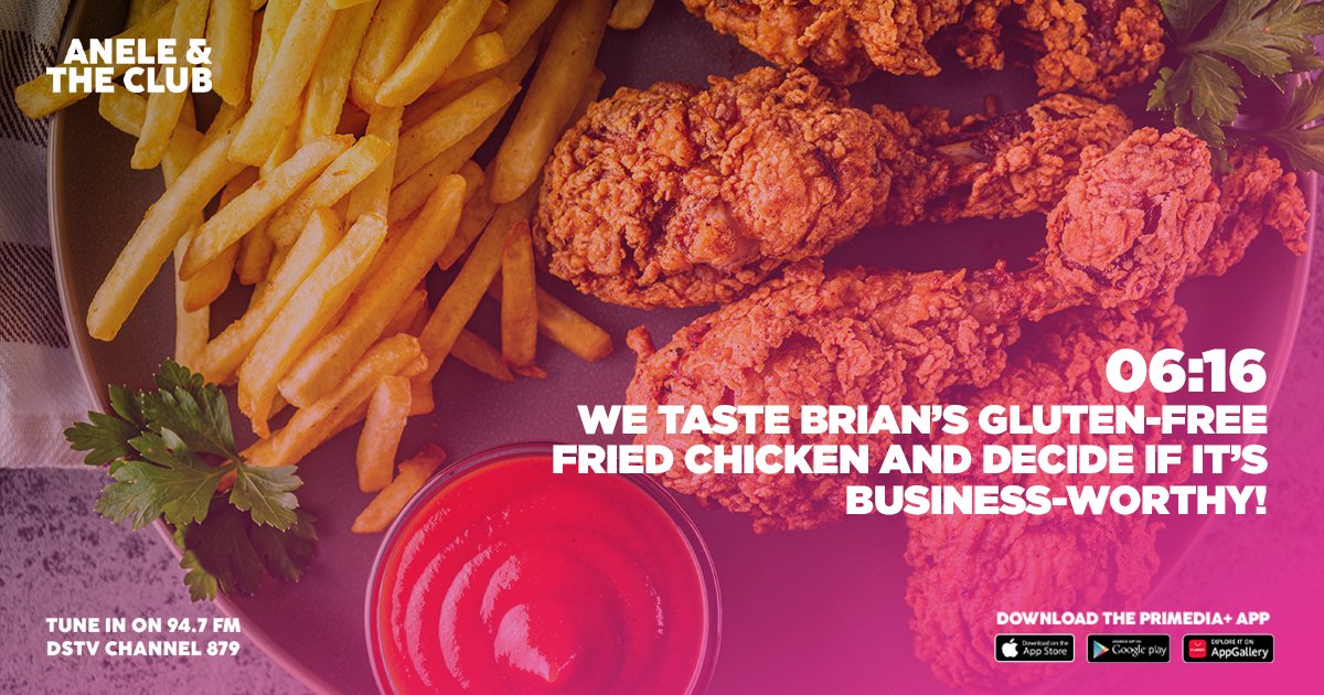 Today, we’re tasting Brian’s gluten-free fried chicken! He claims it’s next-level. Is it really that good? Tune in and lets find out together!🍗 #AneleAndTheCluOn947