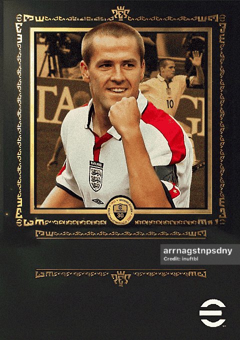 Epic Nonstalgia Michael Owen🏴󠁧󠁢󠁥󠁮󠁧󠁿
 ⤷ England National Team 2004 Version 

#eFootballHUB #eFootball2026 #FanArtFriday