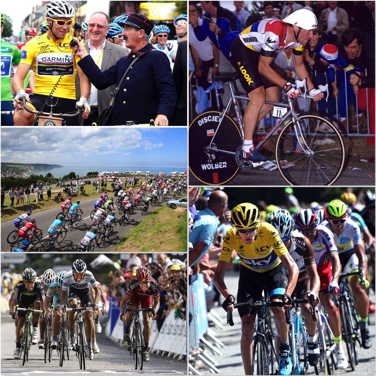 grahamwatson10's tweet image. Le Tour is in Bernard Hinault country today, with views of the sea to-boot. Thor Hushovd wore Yellow here in 2011, Chris Froome wore Yellow in 2015; Cadel Evans and Alberto Contador battled for the first-ever stage-win on Mur-de-Bretagne in 2011...