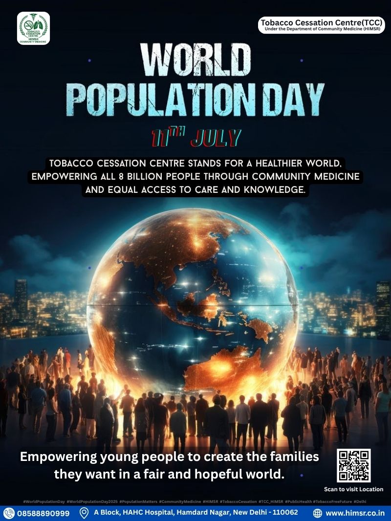 TCC_HIMSR's tweet photo. 🌍 On #WorldPopulationDay, #TCC_HIMSR stands for a healthier world, empowering 8 billion lives through community medicine & equal access to care.
Let’s support youth to build the families they dream of, in a fair & hopeful world.
#PopulationMatters #HIMSR #PublicHealth #SDG2030 https://t.co/KKwOSZk2Fq