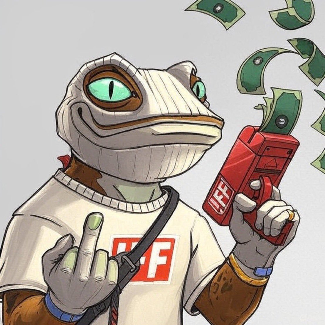 RED 🤨 (@oldredfish) on Twitter photo Solana OG's own <a href="/CyberFrogsNFT/">Cyber Frogs (!FF)</a> Solana OG's own <a href="/CyberFrogsNFT/">Cyber Frogs (!FF)</a>