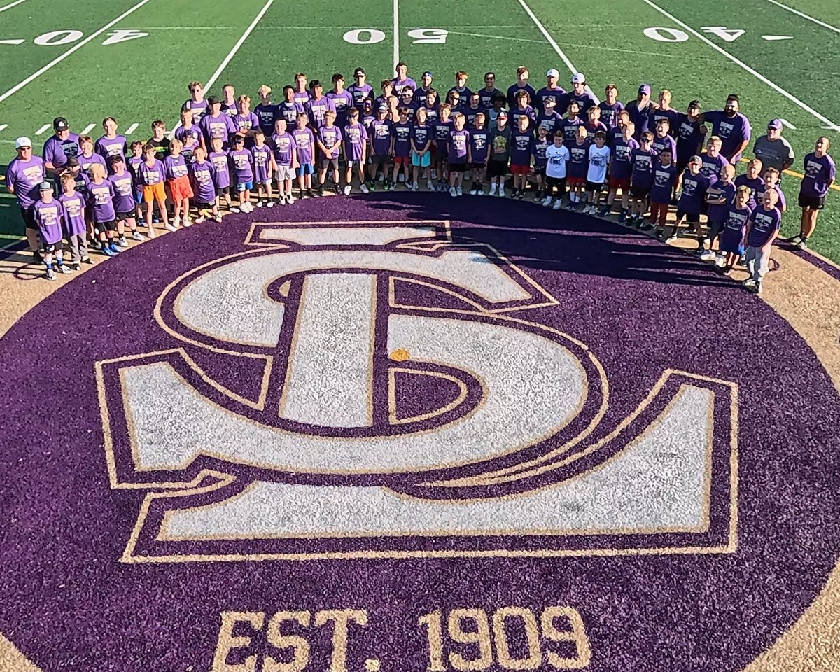 Today was the conclusion of the 15th annual Viking Air Academy. Our future QB's and Receivers' training ground.