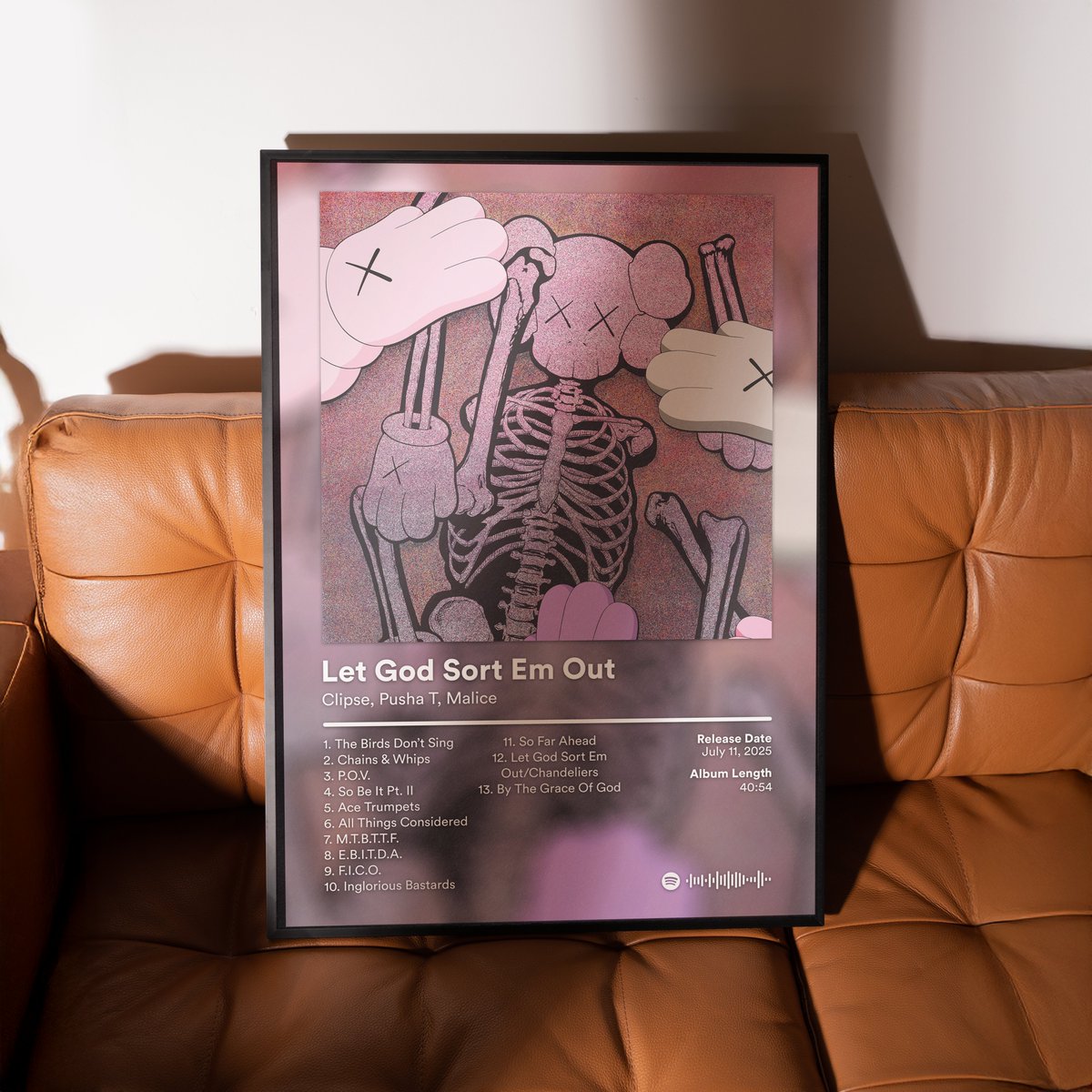 Let God Sort Em Out, by Clipse, Pusha T and Malice.

Shop the poster now, link in our bio.

#CLIPSE #PUSHAT #LETGODSORTEMOUT