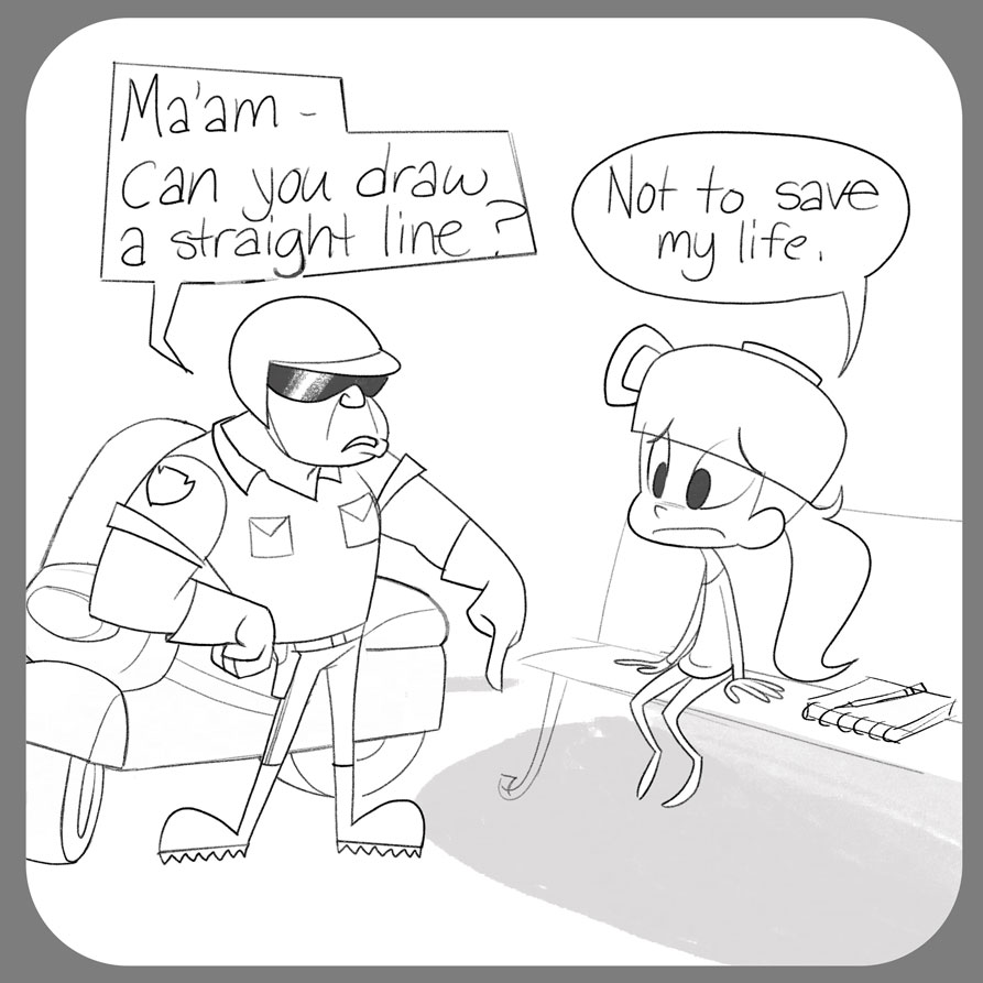 JoTheZette's tweet image. DUI comic. Gotta get some terrible wordplay out of system.
#comics #cartoon #sketchart #cartoonsketch #animationartist #undertheinfluence