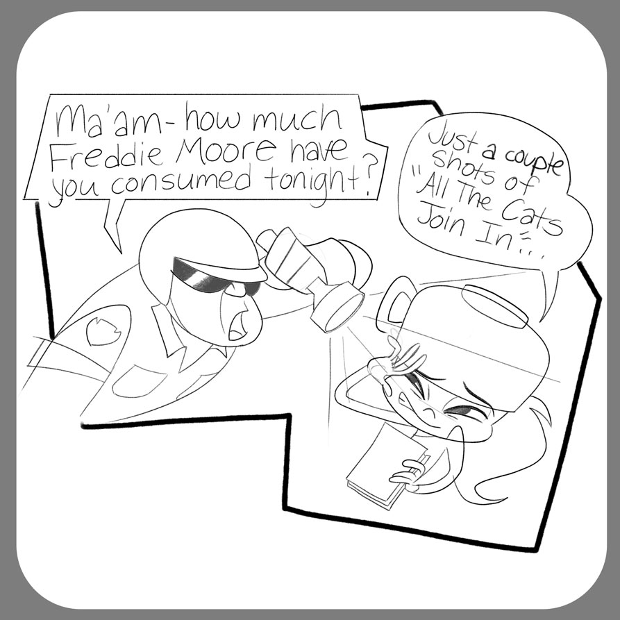 JoTheZette's tweet image. DUI comic. Gotta get some terrible wordplay out of system.
#comics #cartoon #sketchart #cartoonsketch #animationartist #undertheinfluence
