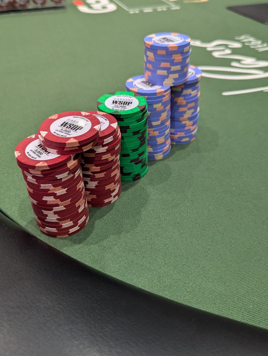 5.715M coming back to the final level of the night, 50k big blind