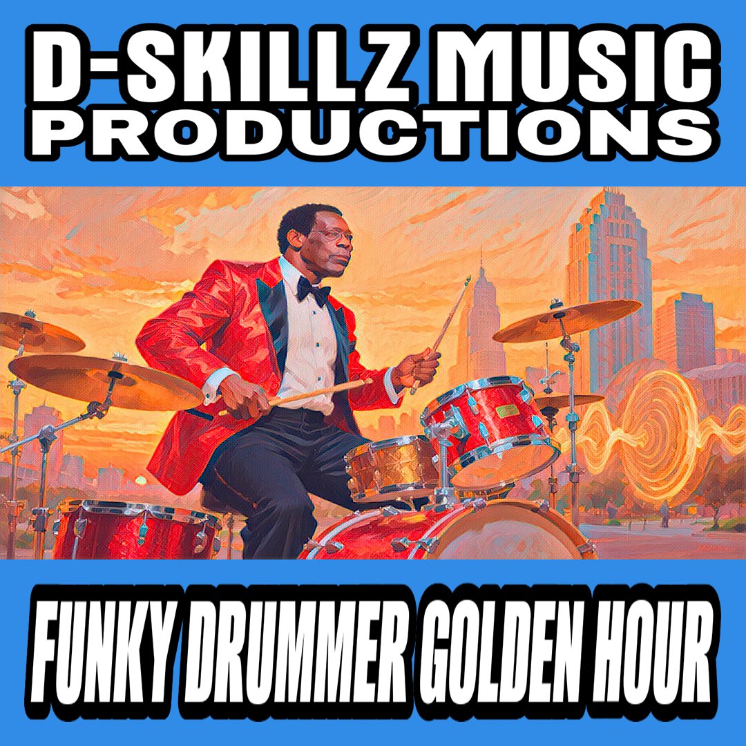 Golden Hour Groove 🎨✨ Clyde Stubblefield’s iconic break reimagined — boom bap funk &amp; luxury art collide at sunset over Augusta. 🎷🔥 Watch, vibe, collect. Blog: dskillzmusic.com/blog #funkydrummer #beatstars #hiphopart #luxuryart #augustageorgia #augustaart #augustaculture