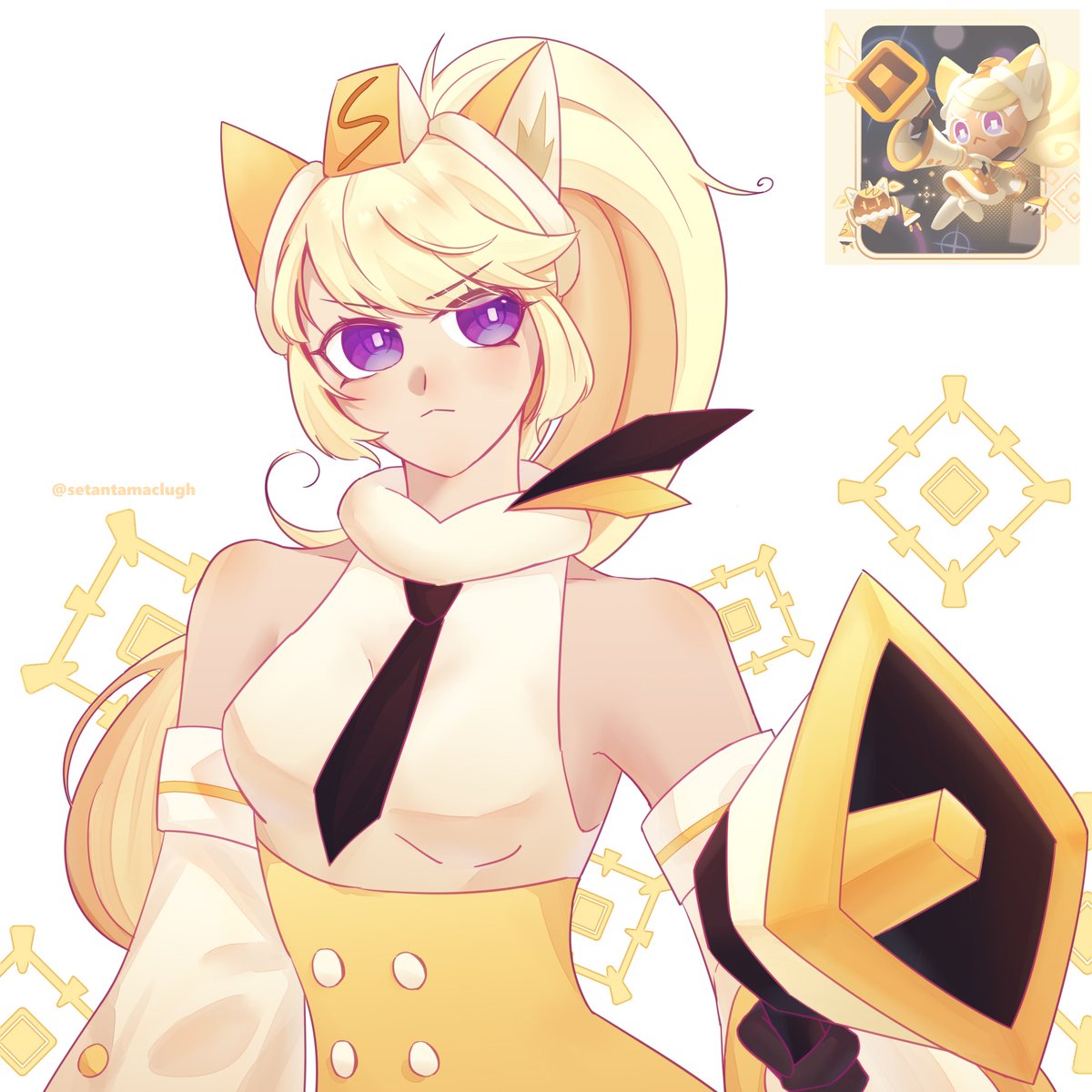 setantamaclugh's tweet image. #cookierun #cookieruntoa #cookierunfanart #bananaroticookie 
meow
