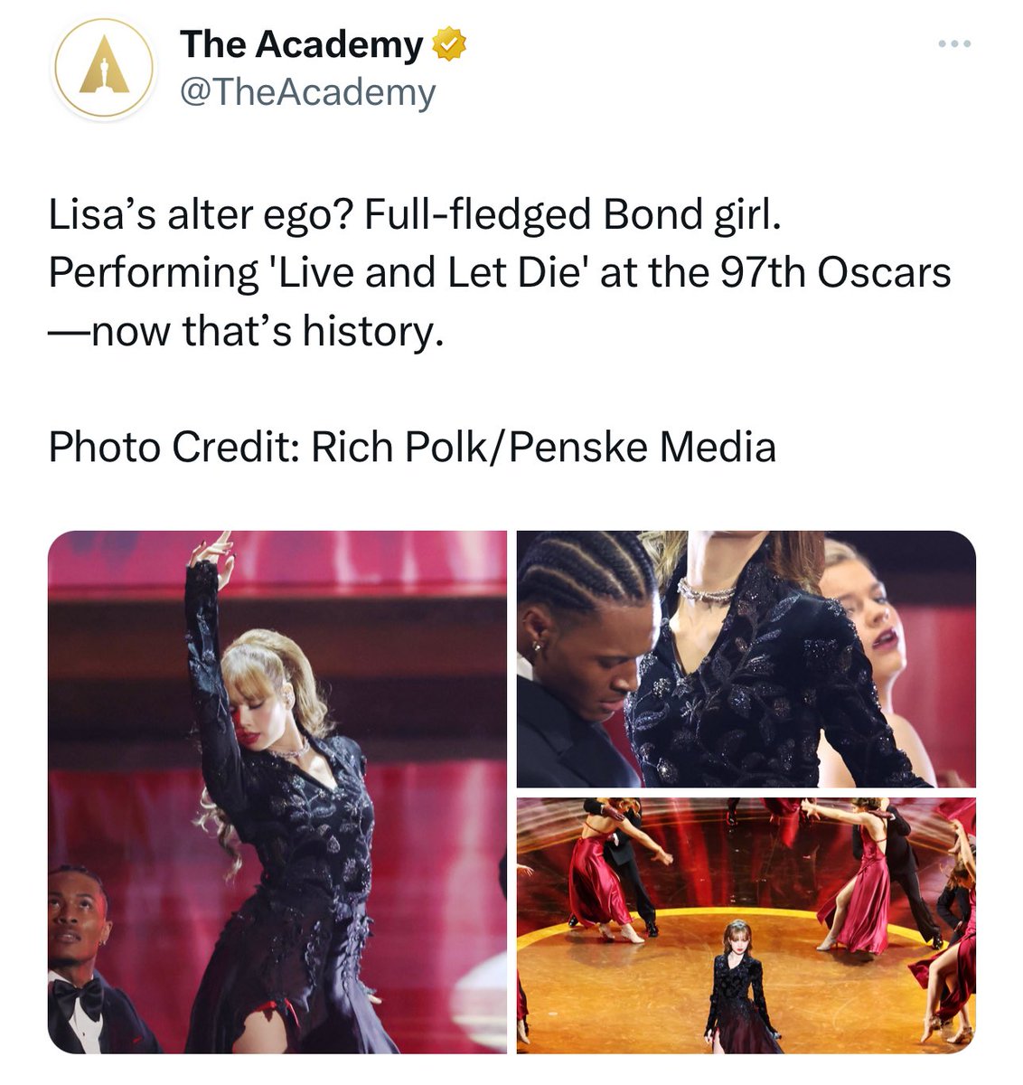 Lsglobal_'s tweet image. “Lisa’s alter ego? Full-fledged Bond girl.” -@TheAcademy 

#LISA #LISAxAlterEgo @wearelloud