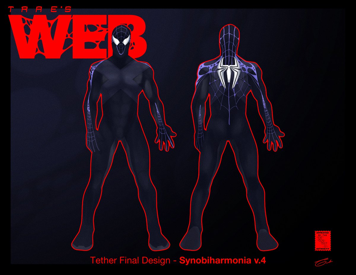TETHER has received his final design. No more changes, no more alterations. The events of TRAE'S WEB will explains the journey to this evolution. 

The casting call is live now!

#TraesWeb #SpiderMan #CastingCall