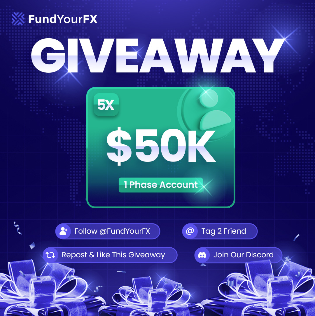 FundYourFX - Prop Firm (@fundyourfx) on Twitter photo 🚨$250,000 Funded Account Giveaway!
We’re giving away 5 x $50K 1-Step Accounts
How to Enter:
✅Follow <a href="/FundYourFX/">FundYourFX - Prop Firm</a>
✅Like and Repost This Giveaway
✅Tag 2 Traders
✅Join our Discord: discord.gg/EcwR4jTknZ
⌛️Winners announced in 72 hours. Don’t wait up. 🚨$250,000 Funded Account Giveaway!
We’re giving away 5 x $50K 1-Step Accounts
How to Enter:
✅Follow <a href="/FundYourFX/">FundYourFX - Prop Firm</a>
✅Like and Repost This Giveaway
✅Tag 2 Traders
✅Join our Discord: discord.gg/EcwR4jTknZ
⌛️Winners announced in 72 hours. Don’t wait up.