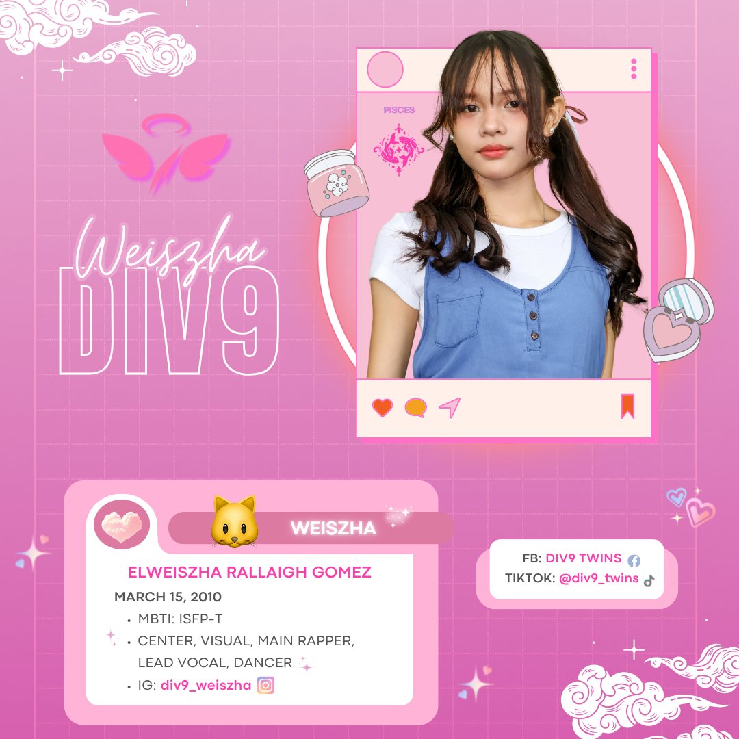 WANNA KNOW MORE ABOUT DIV9 WEISZHA?

MEET WEISZHA 🐱

Say hello to the cool and charming Weiszha of DIV9!

📲 Follow her:
IG: @div9_weiszha
TikTok: DIV9_TWINS
Facebook: DIV9 TWINS
