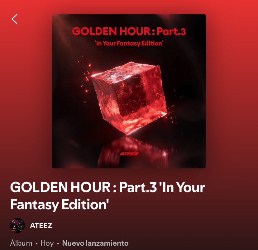 yeossi_smile's tweet photo. ESTOY TAN FELIZ tremendo álbum sacaron, in Your Fantasy es hermosa y todos los solos son increíbles con la esencia de cada miembro 

HERE IN YOUR FANTASY
#InYourFantasy #ATEEZ #에이티즈
#GoldenHour_Part3 @ATEEZofficial https://t.co/Ja7nrIkVQj