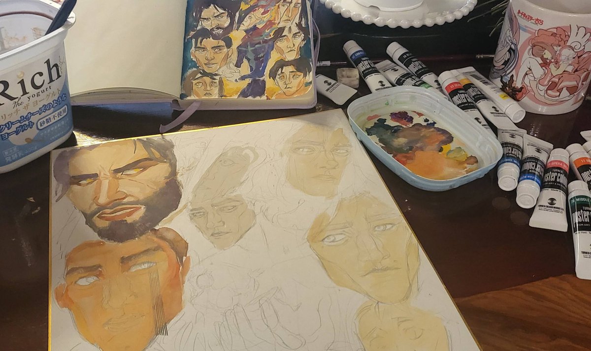 EDaddyto900's tweet image. I’m practicing painting today.

#Jayvik