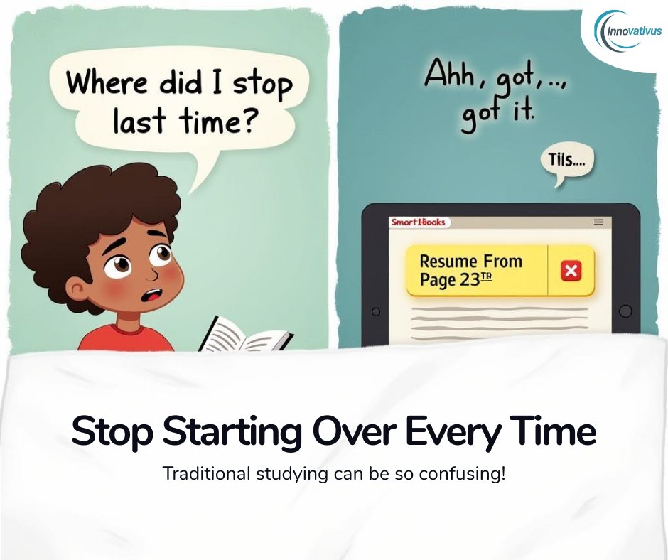 InnovativusTech's tweet image. “Where did I stop?”
🤯 Traditional Study
✅ SmartBooks remembers your last page
Save time. Study in flow.
SmartBooks by @innovativus_tech
innovativus.online
#SmartBooks #Innovativus #StudyFlow #BuildWithAI #StudentStruggles #EdTechIndia