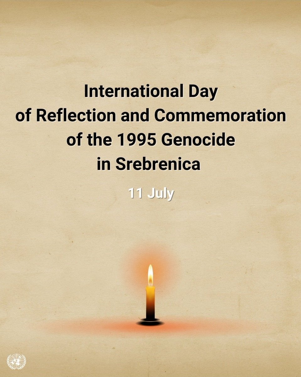 🕯️ Today we remember Srebrenica.
More than 8,000 lives lost.
One genocide.
One truth.
Never forgotten.
#Srebrenica #NeverForget