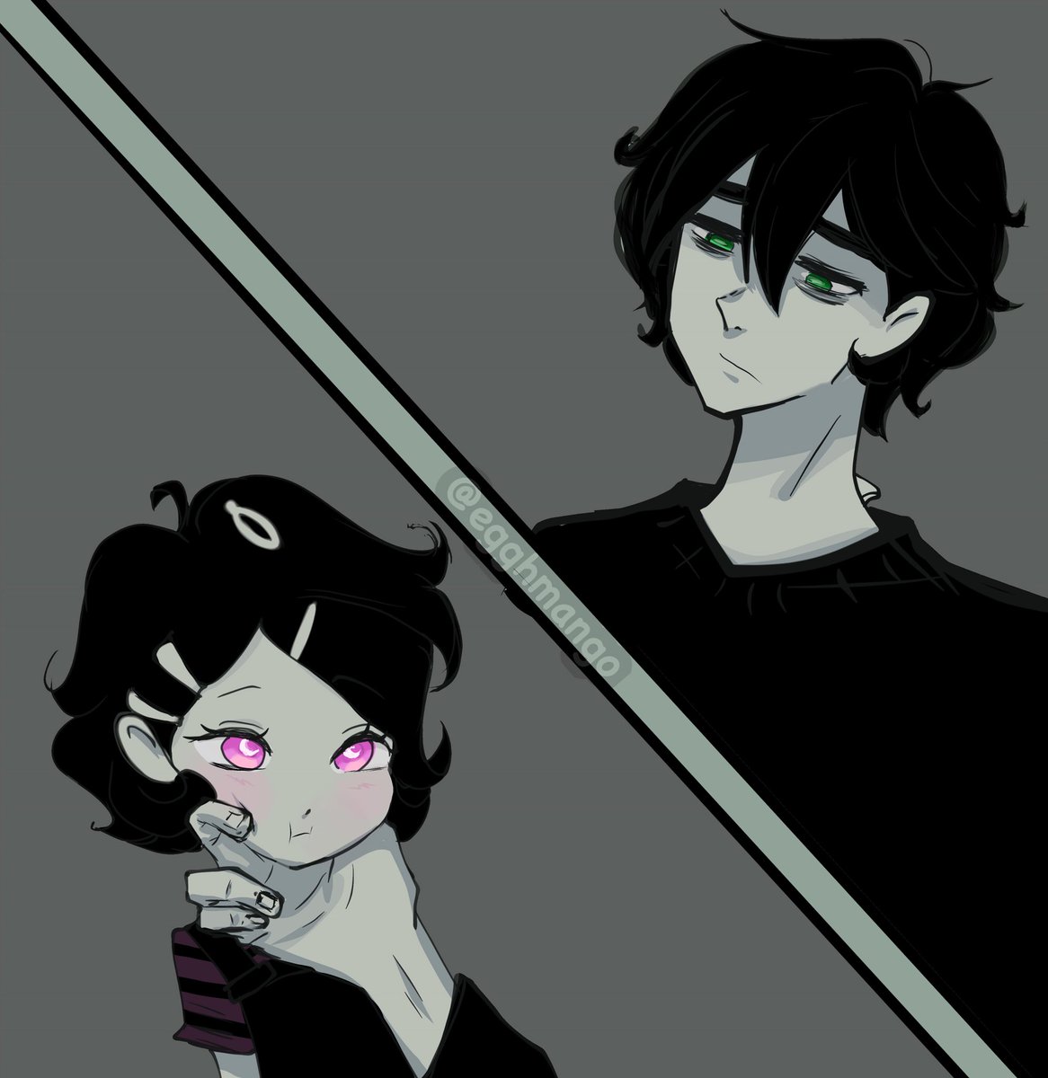 Egghmango's tweet image. Brat Leyley

#tcoaal #thecoffinofandyandleley 
#tcoaalfanart