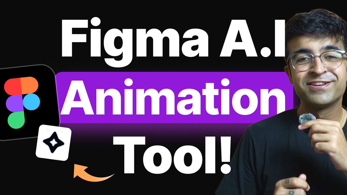 New animation tool in <a href="/figma/">Figma</a> lets you add keyframe animations with AI!

Check it out 👉 youtu.be/72X2vIxTvMc?si…

#uidesign #design #figma #ai
