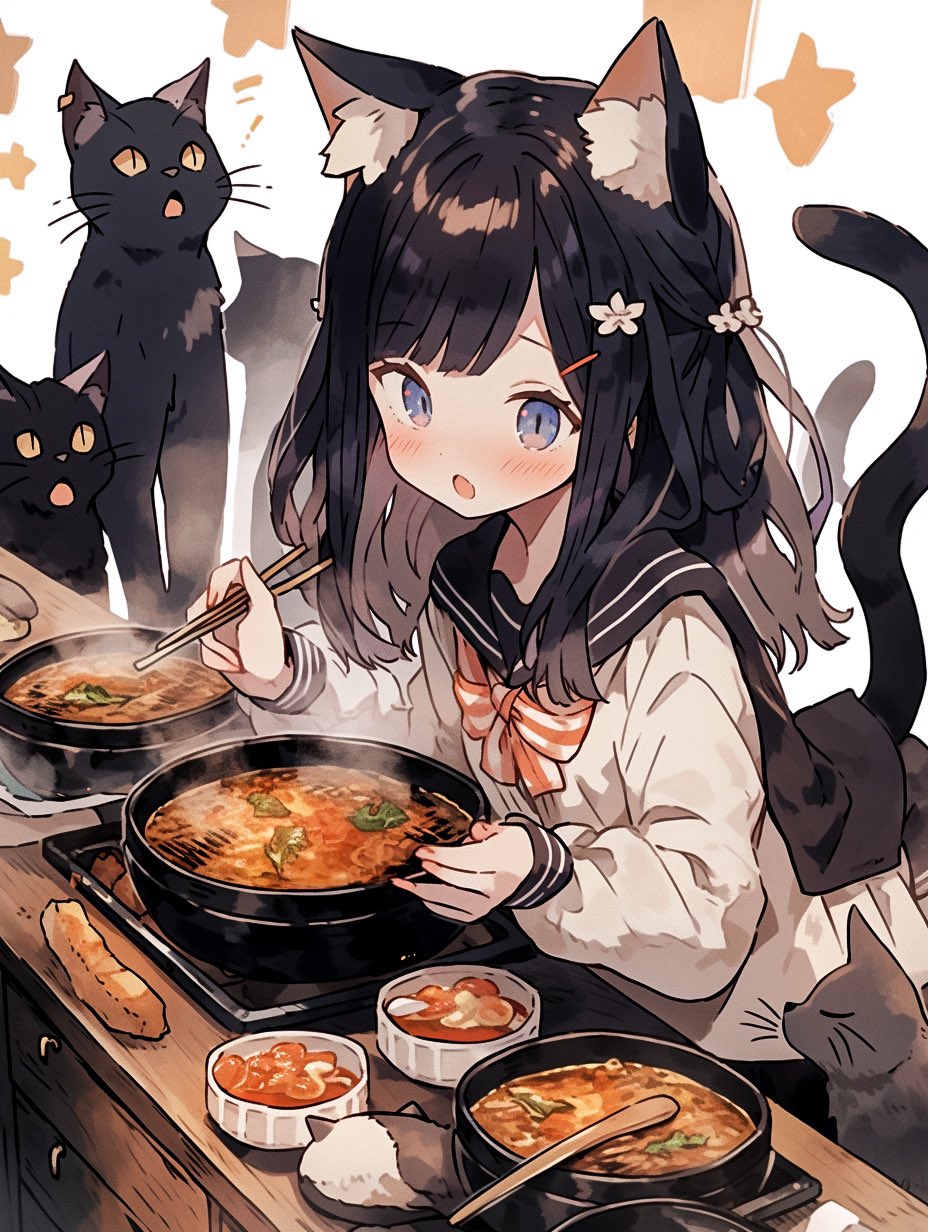 食べちゃう(黒猫) 黒猫 - Search / X