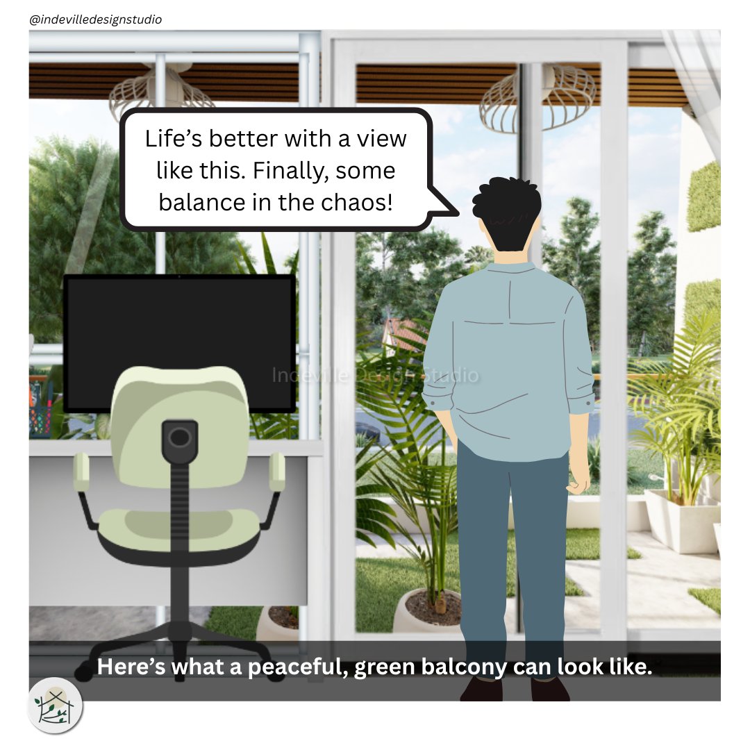 indevilledesign's tweet image. Same routine. Same screen. Same view.

Until greenery changed the game🌿

A balcony makeover brought calm, clarity, and joy to city life because healing can start just outside your window.

#balconymakeover #greenliving #urbanescape #balconydesign #landscapingideas #citywellness