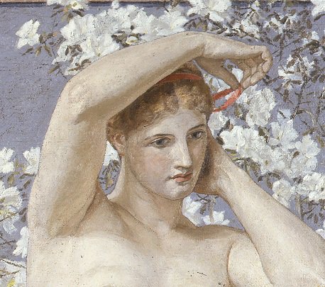 .
Venus (detail), 1869

Albert Moore (1841 - 1893)
.