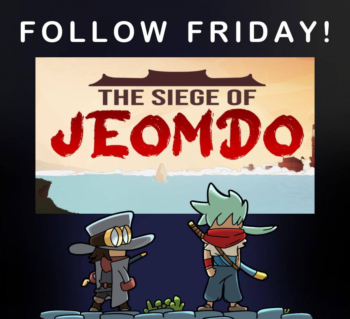 SHYFTRS ➡️(WISHLIST ON STEAM)🎮🕹 (@shyftrs) on Twitter photo 🗣️📢Follow and support other amazing #indiegamedev and spread the word!
⭐️This #FollowFriday we want to highlight <a href="/StudioHipSword/">Studio Hip Sword</a> and their upcoming game 'The Siege of Jeomdo' which has a demo up on Steam!⭐️
#indiegame #indiegamedev #gamedev #gamingnews #pcgaming 🗣️📢Follow and support other amazing #indiegamedev and spread the word!
⭐️This #FollowFriday we want to highlight <a href="/StudioHipSword/">Studio Hip Sword</a> and their upcoming game 'The Siege of Jeomdo' which has a demo up on Steam!⭐️
#indiegame #indiegamedev #gamedev #gamingnews #pcgaming