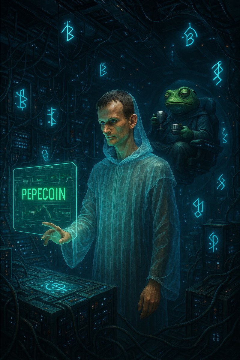 EnterprisePepe's tweet image. Day 14 tagging @VitalikButerin until he makes The Enterprise PepeCoin Alliance a reality.