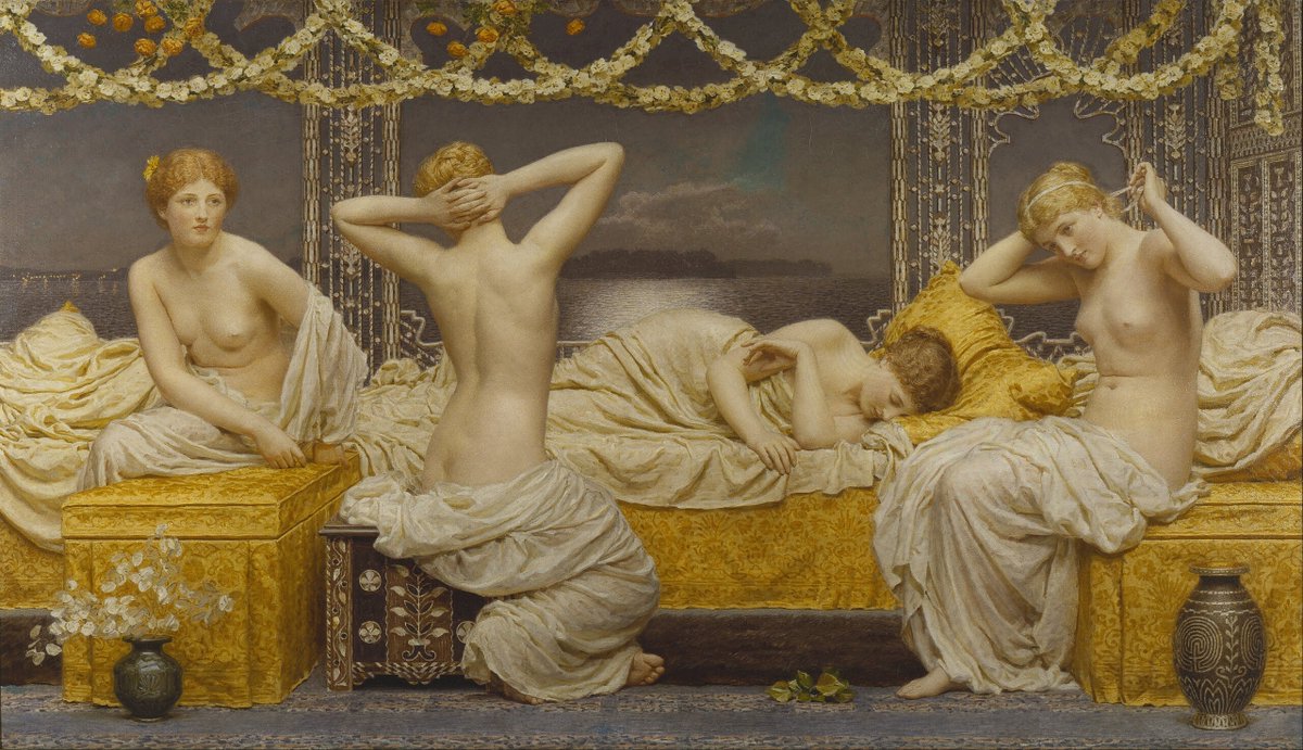 .
A Summer Night, c. 1887

Albert Moore (1841 - 1893)
.