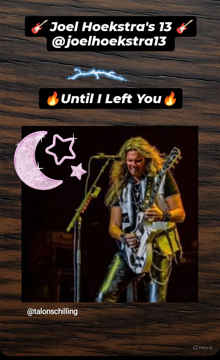 Brenda *Talon* Schilling (@brendaschilli12) on Twitter photo 🎸 Joel Hoekstra's 13 🎸
<a href="/joelhoekstra13/">Joel Hoekstra</a>
But nothing seemed to go my way. Yeah
And good luck never seemed to stay
And I woke up hoping things would change every single day
But nothing seemed to go my way
Until I Left you
🔥Until I Left You🔥
music.youtube.com/watch?v=TNNNk_… 🎸 Joel Hoekstra's 13 🎸
<a href="/joelhoekstra13/">Joel Hoekstra</a>
But nothing seemed to go my way. Yeah
And good luck never seemed to stay
And I woke up hoping things would change every single day
But nothing seemed to go my way
Until I Left you
🔥Until I Left You🔥
music.youtube.com/watch?v=TNNNk_…