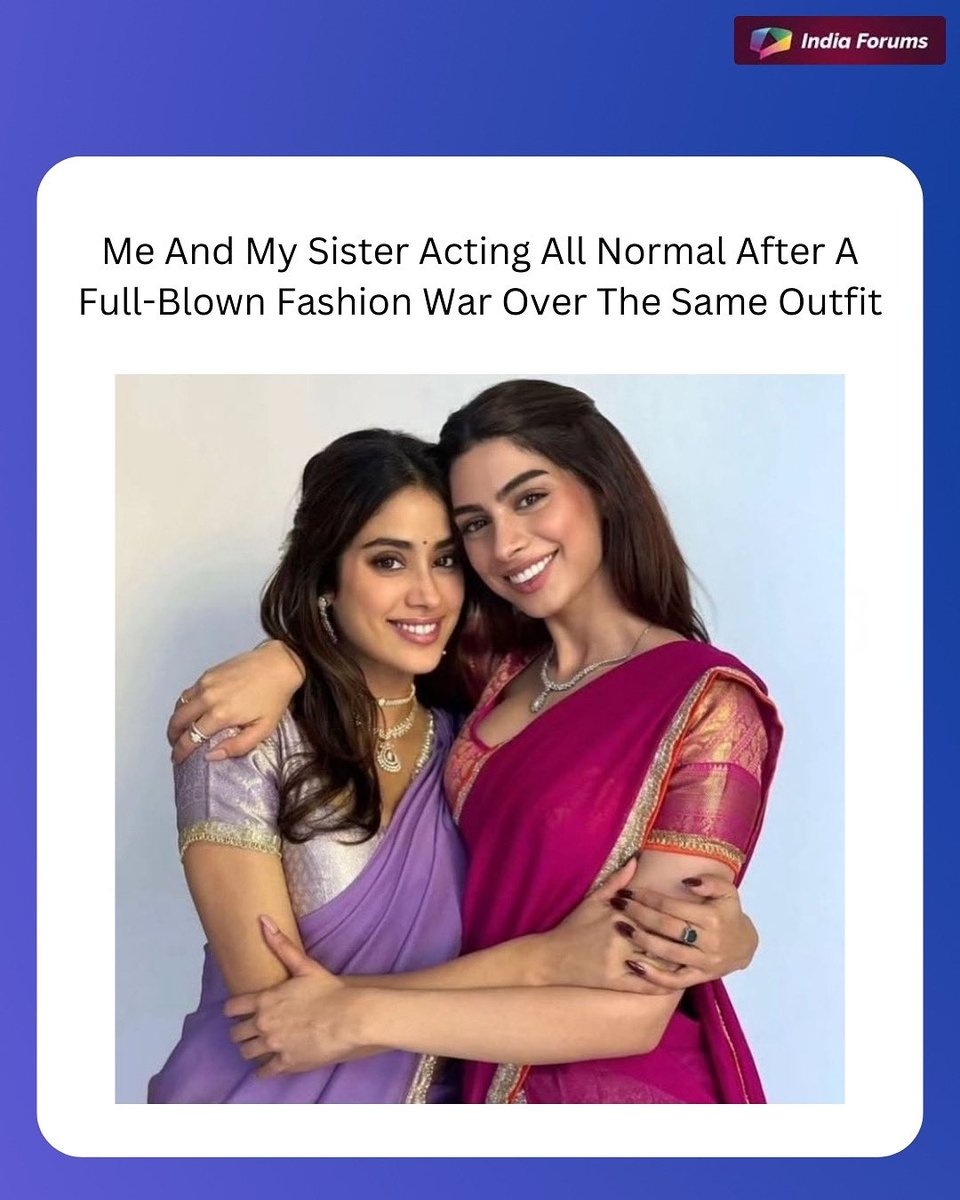 indiaforums's tweet photo. When the outfit survives but the sisterhood barely does ๐ค๐๐
.
.
.
#SisterWars #FashionFaceOff #OutfitDrama #SiblingGoals #OOTDClash #StyleShowdown #indiaforums https://t.co/sCTtDIbgRU