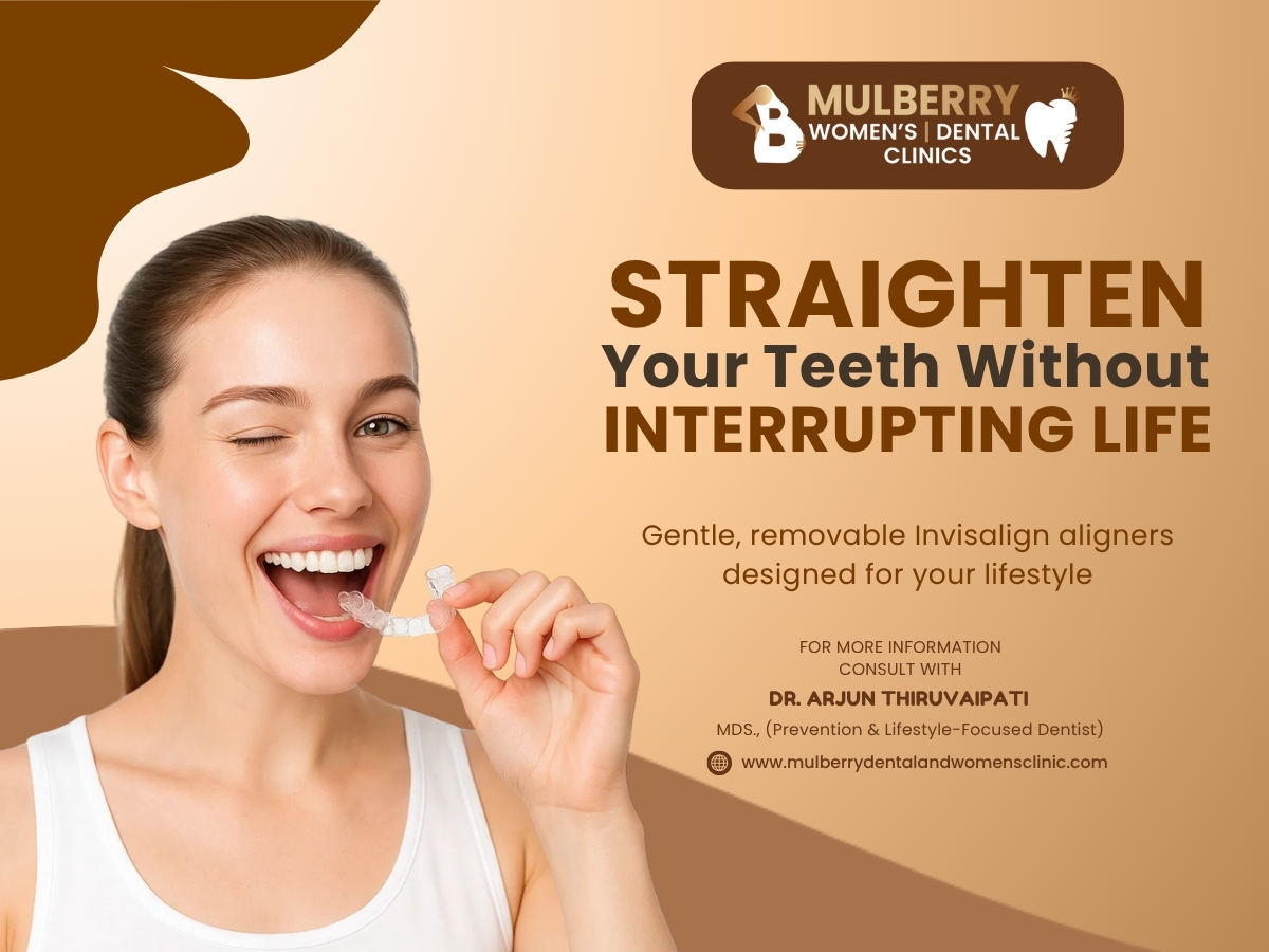 Mulberry_Clinic's tweet image. Dr. Arjun Thiruvaipati offers Invisalign treatment in Hyderabad at Mulberry Dental Clinic for a smooth smile journey.

Phone: 081259 90200
Website: mulberrydentalandwomensclinic.com/hyderabad/invi…
Direction: maps.app.goo.gl/HfJpY3tE1MHEoD…

#alignedteeth #invisaligntreatment #hyderabad #bestdentist