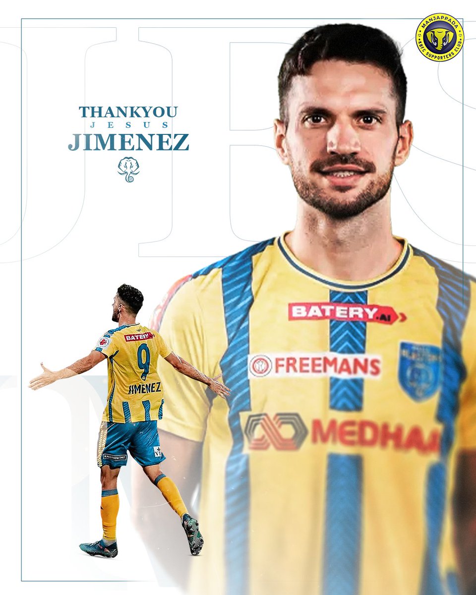 Gracias, Jesús Jiménez.

Thank you for your time, passion, and commitment in yellow.Farewell, and good luck.

#KBFC #Manjappada