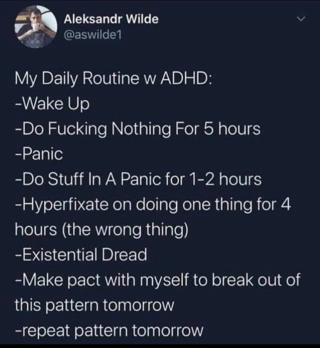 ADHD Memes (@adhdforreal) on Twitter photo 