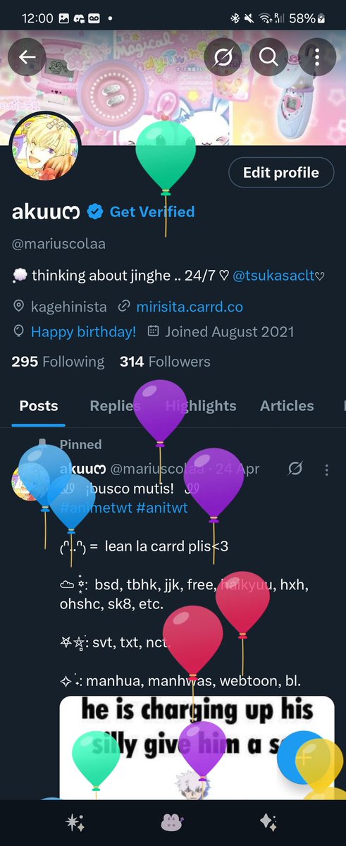 nomas vine a ver los globitos ajfbaj