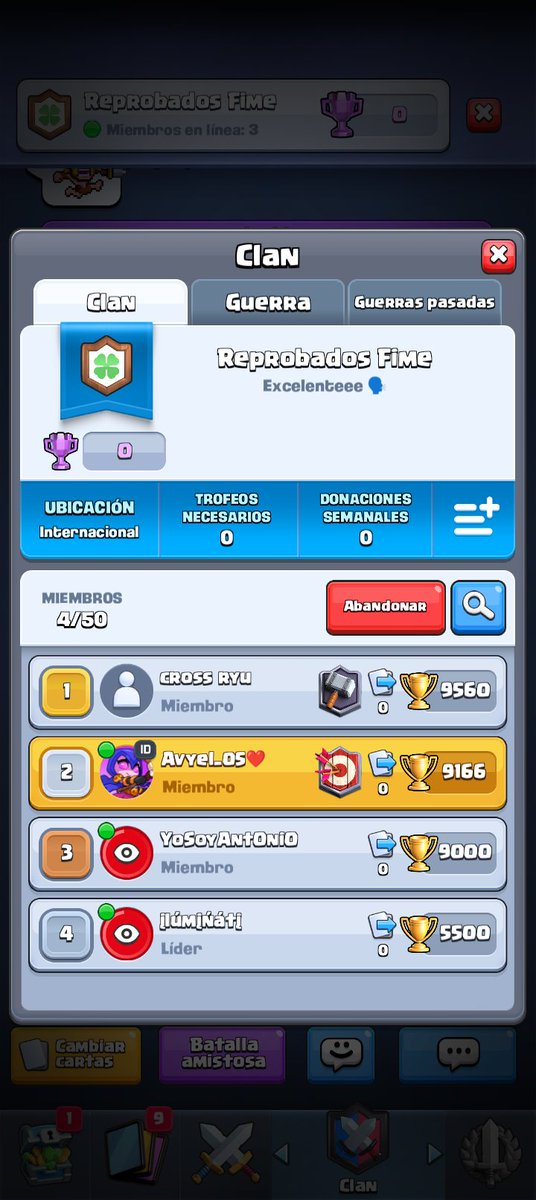 En mi clase se enteraron que juego Clash Royale, hicimos retas y terminamos armando un clan🫶🏻