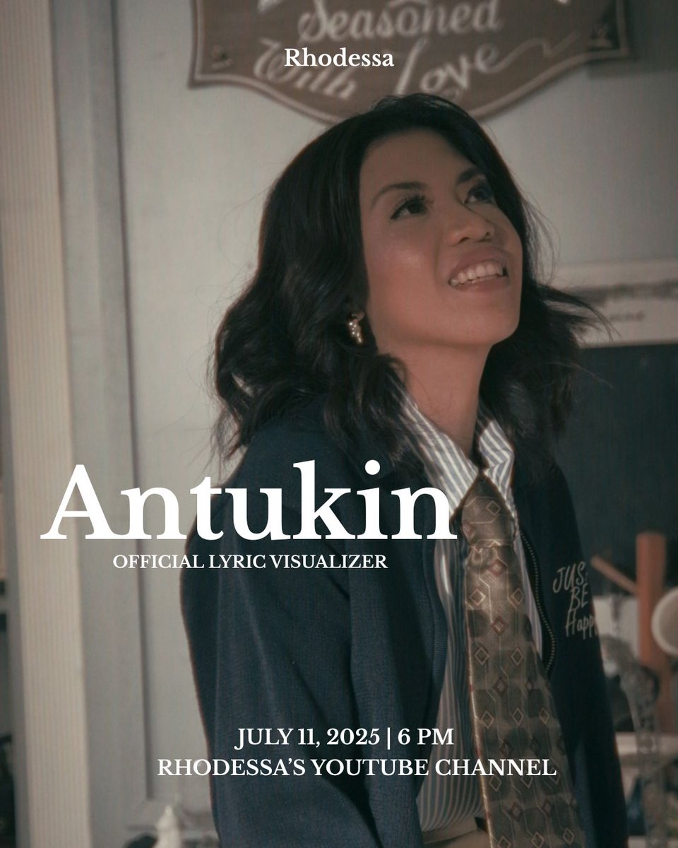 Okay lang baby.. 🥰

Rhodessa's version of Rico Blanco's hit 'Antukin' premieres tonight on her YouTube channel at 6PM! 
Set a reminder now ⏰
youtu.be/4a3Y0xKDwKY