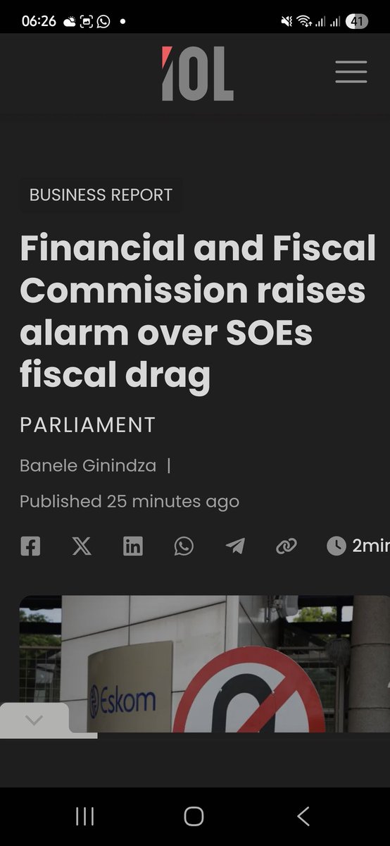 The Bill indeed presents fiscal risks in current form. <a href="/IOL/">IOL News</a> <a href="/MzwaneleManyi/">Mzwanele Manyi MP</a> <a href="/PMG_SA/">PMG</a>  #SOEBill share.google/CS2IHAtlguk7Z1…