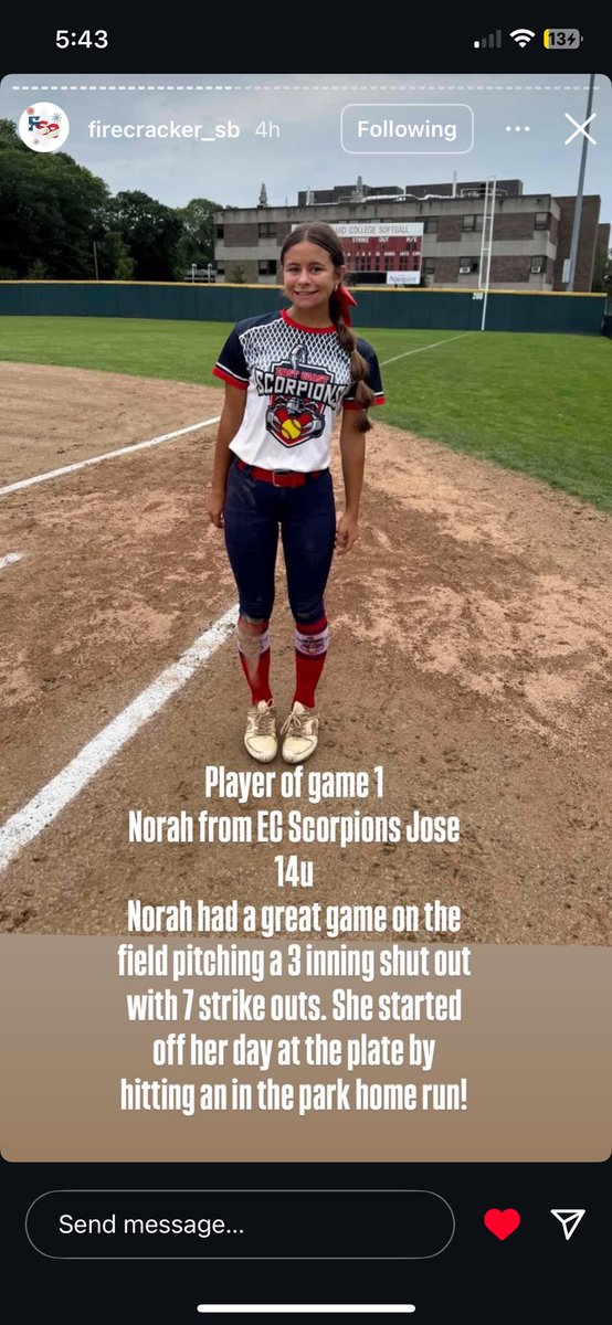 Softball Recruiting Reposts (@sbrretweets) on Twitter photo Check this out! norahdowning3: big thank you to <a href="/FirecrackerSB/">Firecracker Softball</a> for hosting a great tournament and i want to say thank you for choosing me as the player of the game!! <a href="/thealliancefp/">The Alliance Fastpitch</a> <a href="/ExtraInningSB/">EXTRA INNING SOFTBALL</a> <a href="/D1ProScouts/">D1ProScouts</a> <a href="/legacylegends/">Legacylegends</a> <a href="/CoastRecruits/">Coast 2 Coast Recruits</a> <a href="/IHartFastpitch/">I❤️Fastpitch</a>… Check this out! norahdowning3: big thank you to <a href="/FirecrackerSB/">Firecracker Softball</a> for hosting a great tournament and i want to say thank you for choosing me as the player of the game!! <a href="/thealliancefp/">The Alliance Fastpitch</a> <a href="/ExtraInningSB/">EXTRA INNING SOFTBALL</a> <a href="/D1ProScouts/">D1ProScouts</a> <a href="/legacylegends/">Legacylegends</a> <a href="/CoastRecruits/">Coast 2 Coast Recruits</a> <a href="/IHartFastpitch/">I❤️Fastpitch</a>…