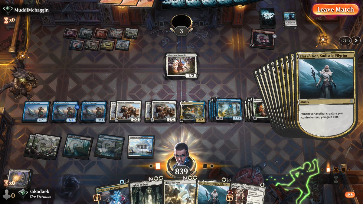 ndynfl's tweet photo. @SwayzeMTG the nemy didnt let me watch them mill their deck but thanks for the deck man https://t.co/JOCz500hFa