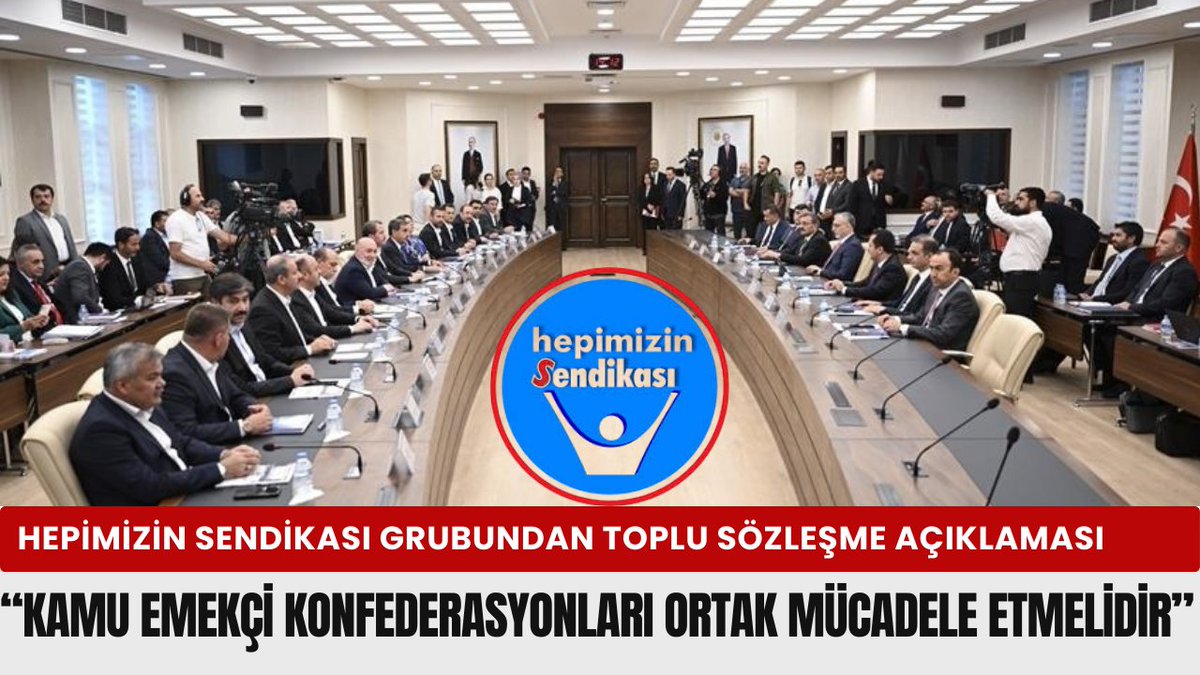 Hepimizin Sendikası grubundan toplu sözleşme açıklaması:
👇
vatanemekcumhuriyet.com/kamu-emekci-ko…