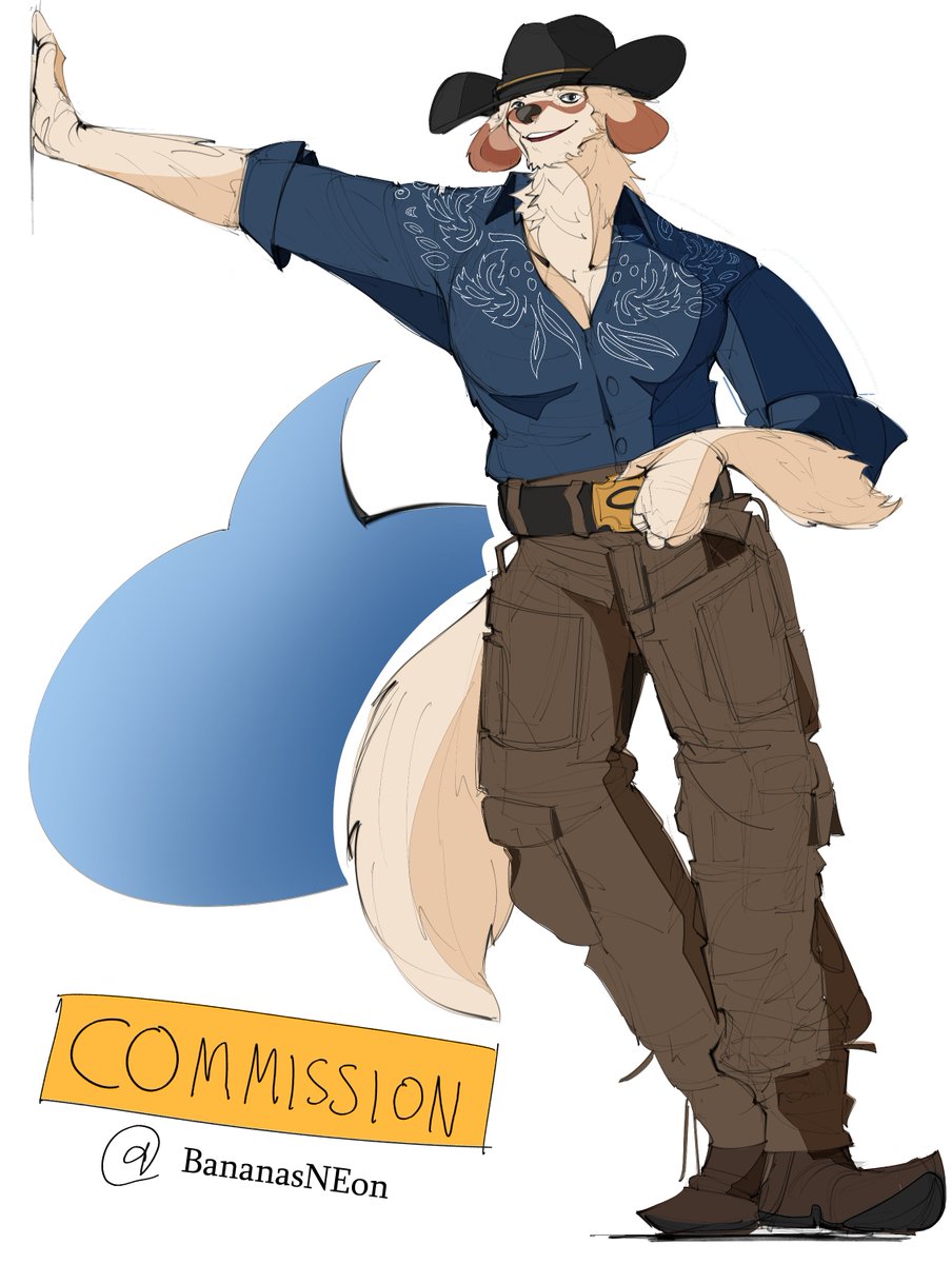 howdy! got to draw a handsome lad 👀