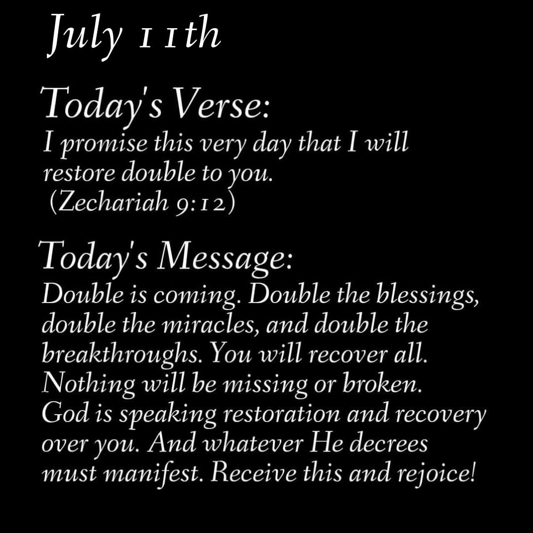 Here's a Friday boost to awaken your spirit and uplift your day!
#HeSeesAll 
#TrustHim 
#HisPromiseIsTrue 
#HeIsAHealer 
#HeWillMakeThoseCrookedPathsStraight 
#BreakthroughIsComing
#GetReady 

Be well!
Dr. RC💜💛