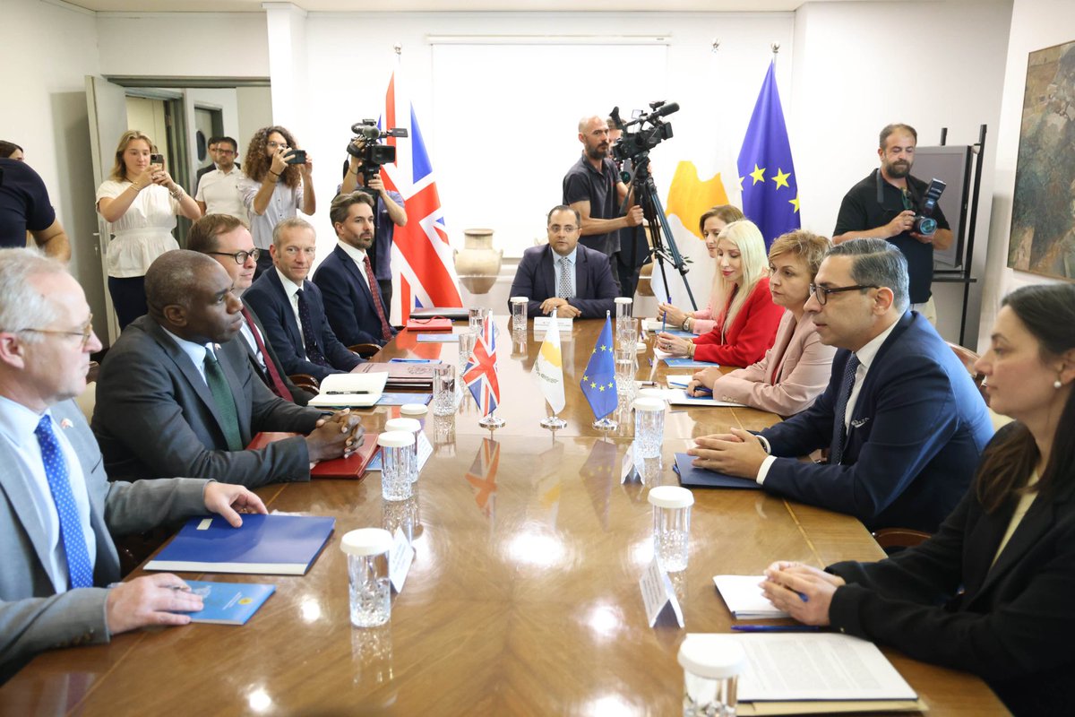 Foreign Secretary to CNA: "The UK-EU Strategic Partnership is a clear commitment of cooperation from both sides. Cyprus’ Presidency of the EU Council will come at an important time, and we look forward to working with our Cypriot friends to strengthen this partnership."
